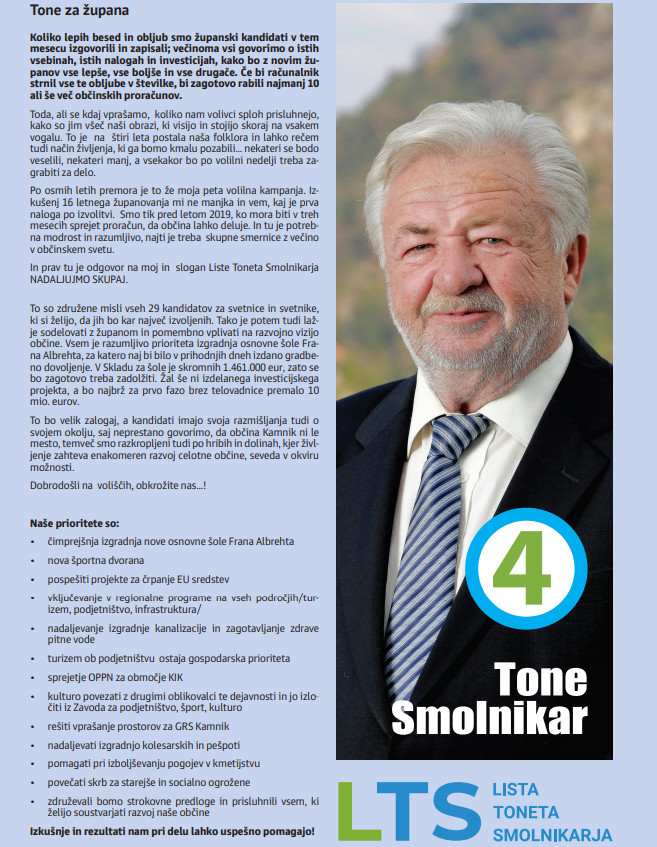 Modre novice Tone Smolnikar